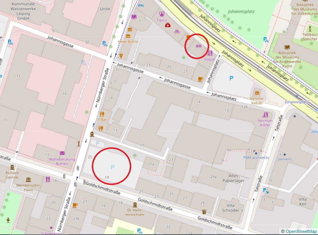 parken-anfahrt-truckenbrod-augenoptik Augenoptiker Truckenbrod in Leipzig Parken und Anfahrt