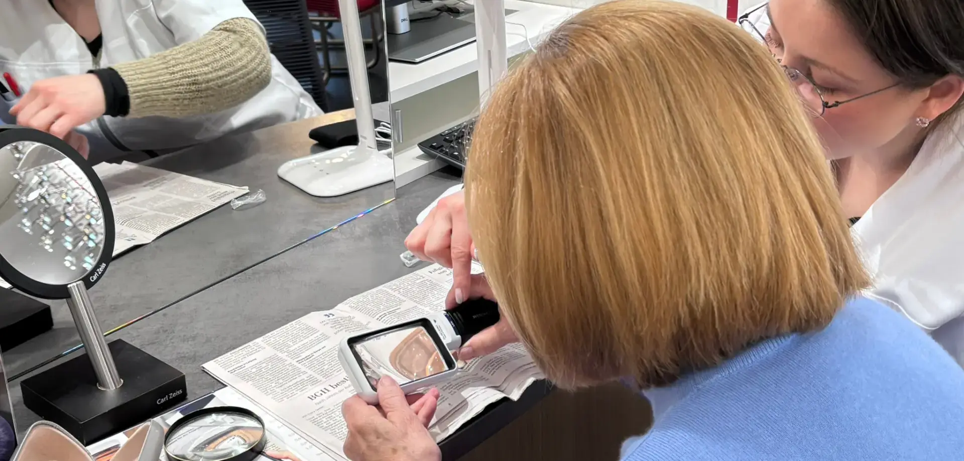 Truckenbrod Augenoptik - vergrößernde Sehhilfen